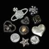 10Pcs Hole Shoes Shoe Flower Alloy Upper Decorative Buckle Star Love Fit Cross Decorative Material Buckle