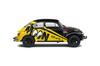 Solid Volkswagen Beetle Diecast Car 1/18 Scale BEETLE 1303 1974 (Black/Yellow) [Parallel Import]