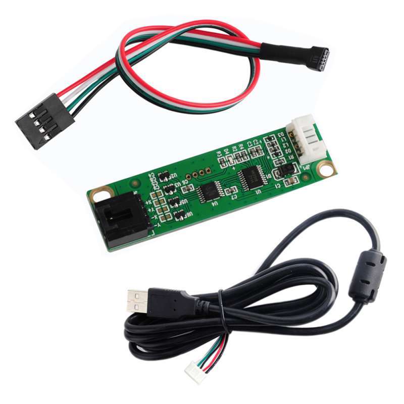 RCmall 4 Wire Resistive USB Touchscreen Controller LCD Touch Screen Panel Touch Screen Driver Card