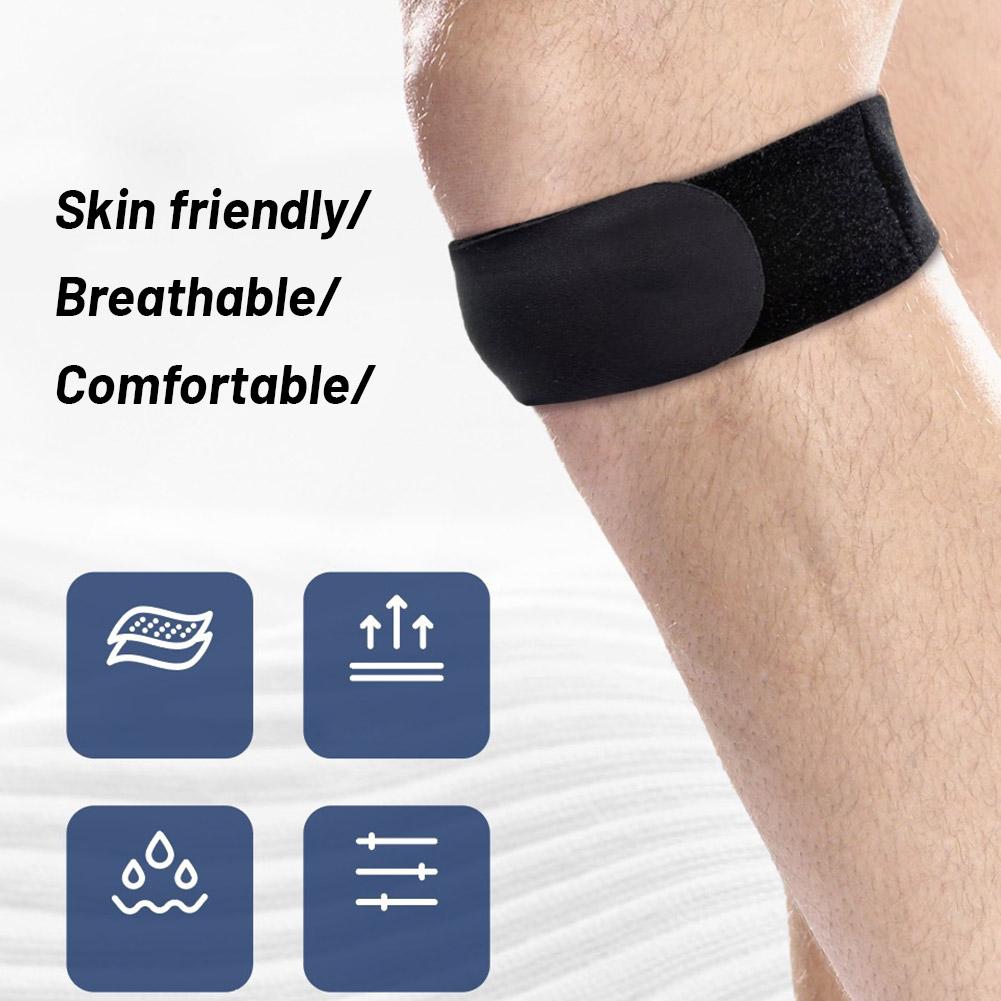 Druck-Kniebandage Stützbandagen-Polster Elastische Bandagen Knieaussparung Knieschoner Sicherheit Basketball Tennis Radfahren Knieschoner