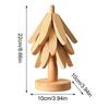 Wooden Trivets For Hot Dishes Insulation Pad Tree Shape Trivet Set Coaster For Teapot Hot Pots Halloween Christmas Gift