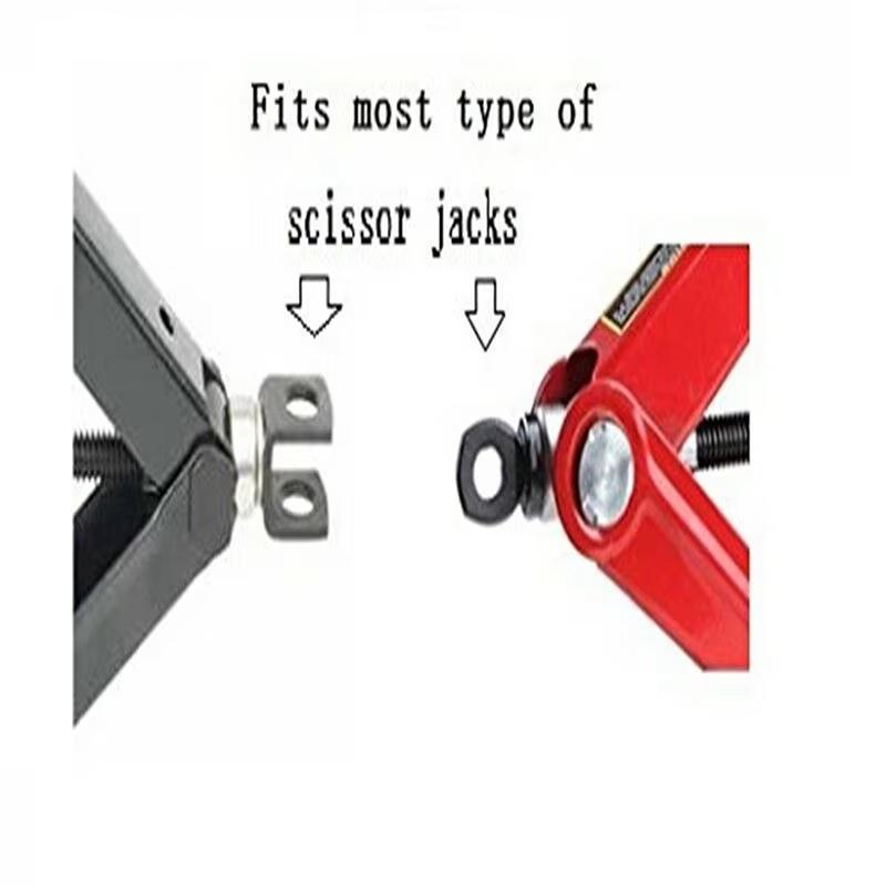 1/2 Inch Scissor Jack Adapter Chrome Vanadium Steel for Use with 1/2-Inch Drive- Impact Drills Ratchet Standard Drive- 40GF