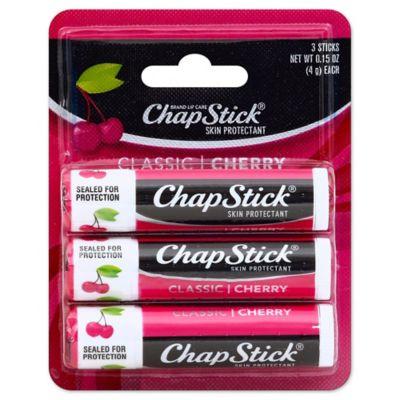 CHAPSTICK BALSAM DO UST CLASSIC CHERRY x3