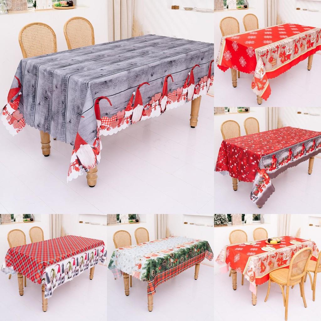 Decoration Christmas Printed Tablecloths Creative Desktop Dress Supplies Up