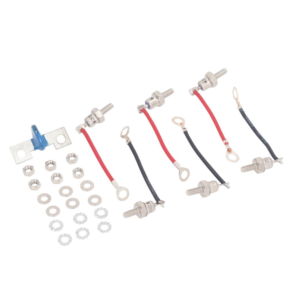 ZX25A Diode Resistor Kit with Washers Nuts Generator Diode Electronic Components for Stamford
