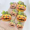 10PCS New Models Colorful Cartoon Halloween Pumpkin Series Resin Scrapbook DIY Jewelry Hairpin Headrope Decoration Crafts