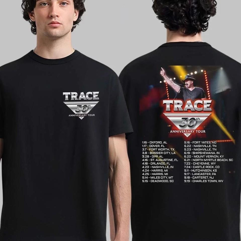 Trace Adkins 30th Anniversary Tour 2026 North America T-shirt S