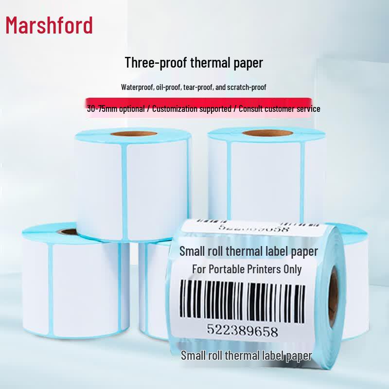 MASHIFU Three-Proof Thermal Label Rolls