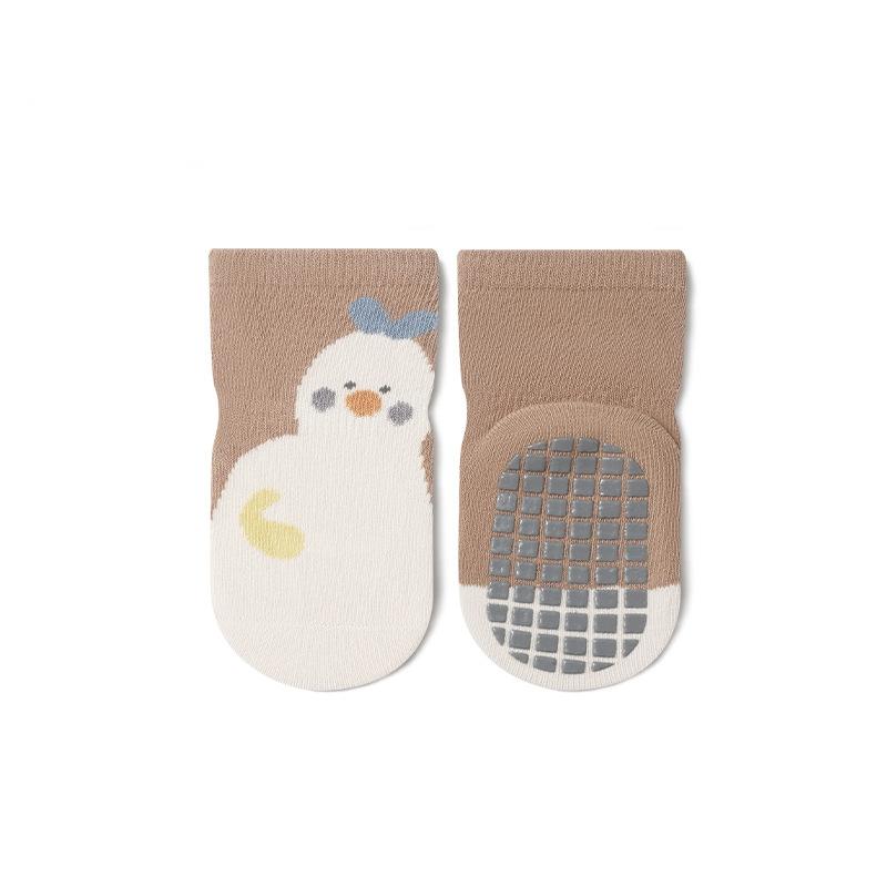 

Children Baby Girls Boys Comfortable Cotton Cartoon Ankle Socks Home Short Socks Kids Toddler Cute Floor Sport Non-slip Socks S кофейный