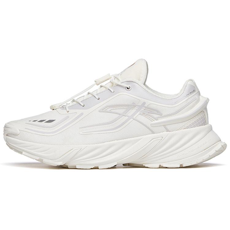 

New Anta Low Top Running Shoes Women s White Gray Beyond The Finish Line Trail Running 122145525-2 36.5