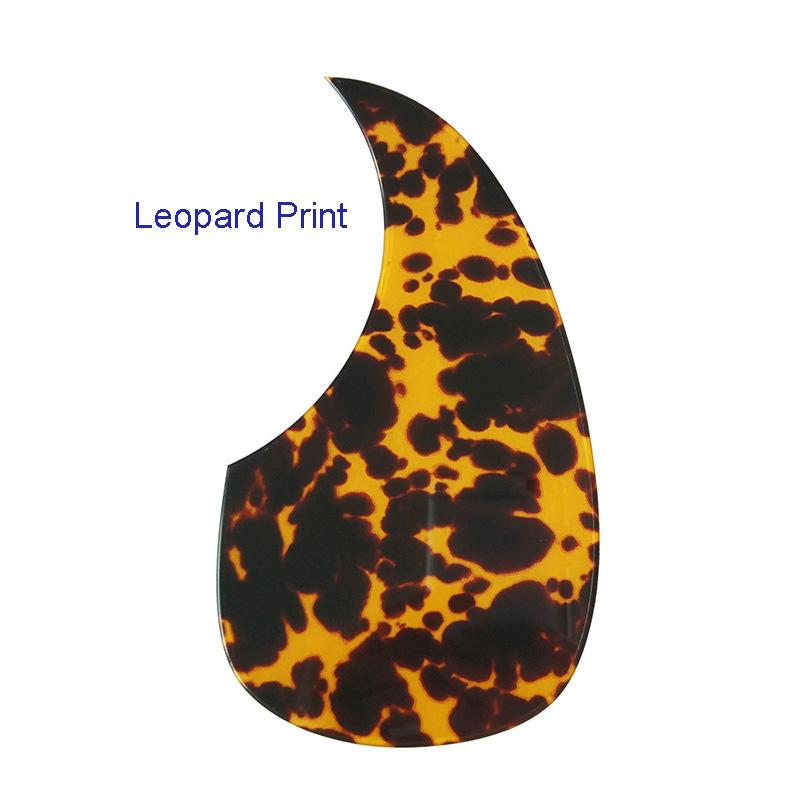 Pleroo Custom Guitar Pickgaurd - Great Elegant Bevelled Edge Acoustic Guitar Pickguard Teardrop Shape Multicolor Choice