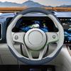 For AITO M9 2026 M7 M8 Anti-slip Leather Car Steering Wheel Cover Interior Accessories Breathable Handle Decor Covers