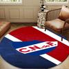Montevideo Crest Design Round Mat, Anti-slip Circle Carpet Chair Rug For livingroom,Bedroom, Doormat Home Decor Gift Christmas Gifts