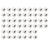 50PCS Car Air Conditioning Valve Caps Strong Sealing Compact Size Fit for Cars Trucks Engineering Vehicles