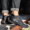 Herrenschuhe und Stiefeletten Herbst Handgefertigte Stiefel High-Top Flach Outdoor Arbeiter Freizeitschuhe Große Größe Board Schuhe