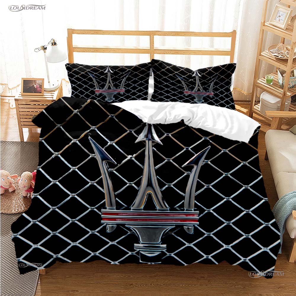 

Racing Car Casal All Season Duvet Cover Comforter Bedding Sets Soft Quilt Cover and Pillowcases Boys Single/Double/Queen/King 135x200cm