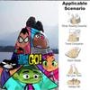 1pc Teen Titans Go! Flannel Throw Blanket - Lightweight Soft Warm All-Season Blanket for Sofa, Bed, Travel, Camping  L1029197