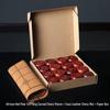 Laos Redwood Chinese Chess Set with Leather Board