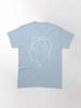 Depeche Mode Members Matryoshka Profile White Outline Black Background Classic T-Shirt