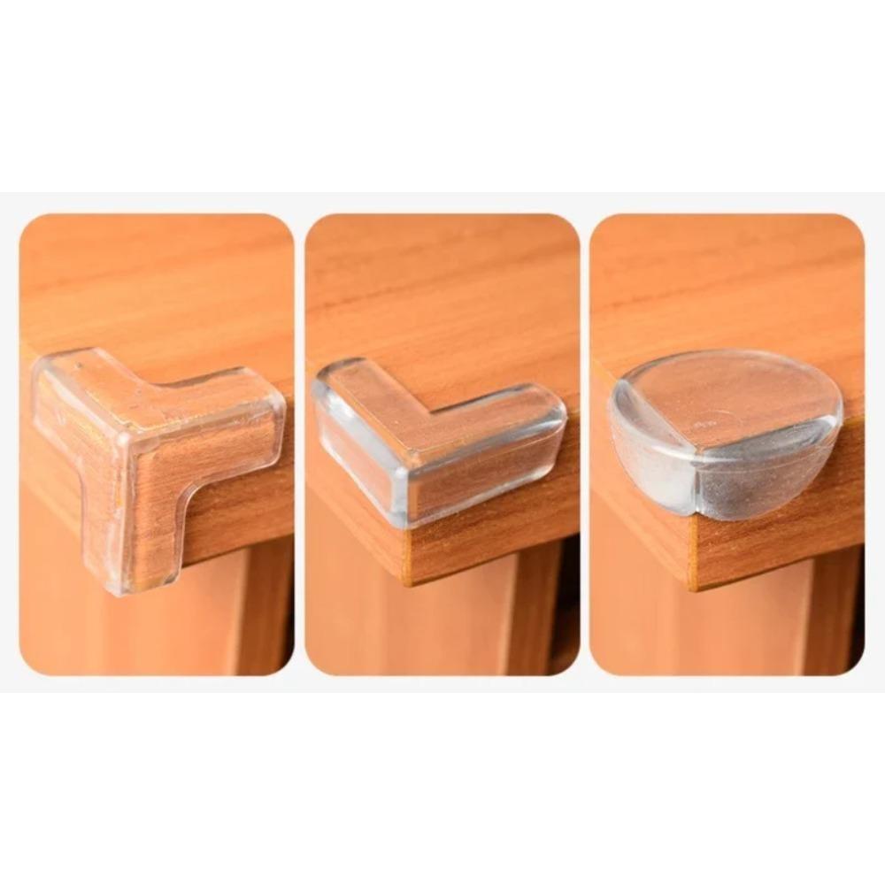 10PCS Baby Safety Silicone Table Corner Protector Furniture Edge Protection Cover Transparent Children Anti Collision Edge Guards