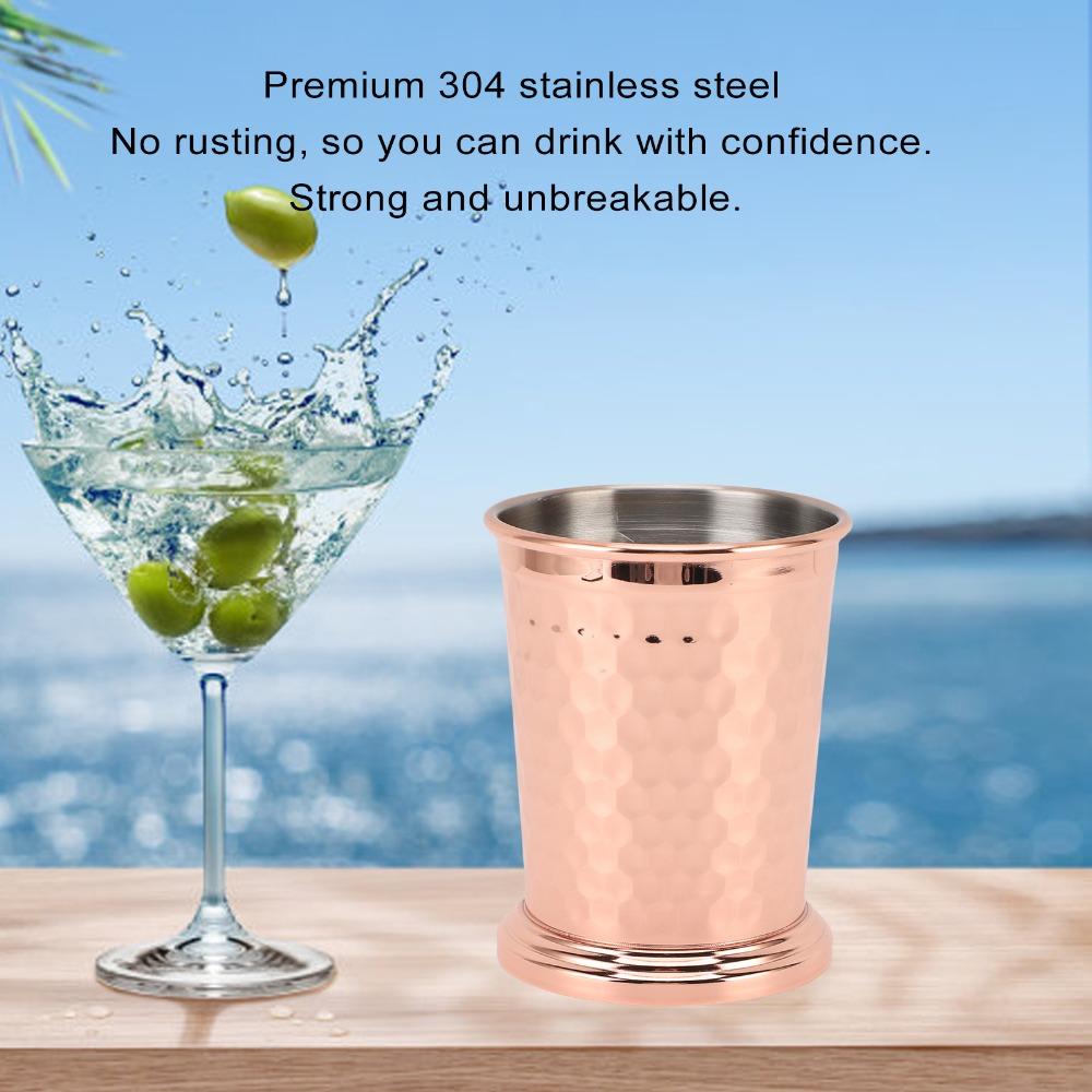 304 Stainless Steel Stainless Steel Drinking Cup Wide Base Stability Beverage Cup Party