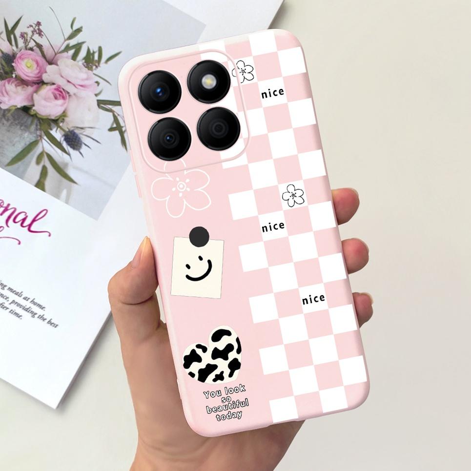 Women Fashion Girly Phone Case For Huawei Honor X9b Honor X8b Coque Funda Flower Pattern Soft Silicone Funda HonorX9b 5G Coques