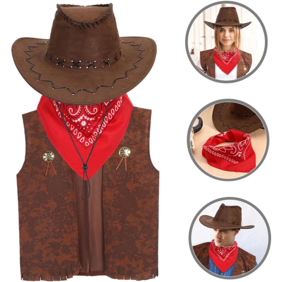1 Set Denim Three Piece Suit Cowboy Outfit Boy Cowboy Costume Cowboy Costume