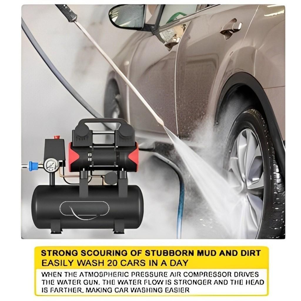 1500W High Power Air Compressor Heavy Duty Electric Air Pump Professional Oil Free Silent Type Power Tools