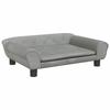 VidaXL Dog Bed, Pet Sofa with Legs, Dog Basket Living Room Bedroom, Light Grey 172013