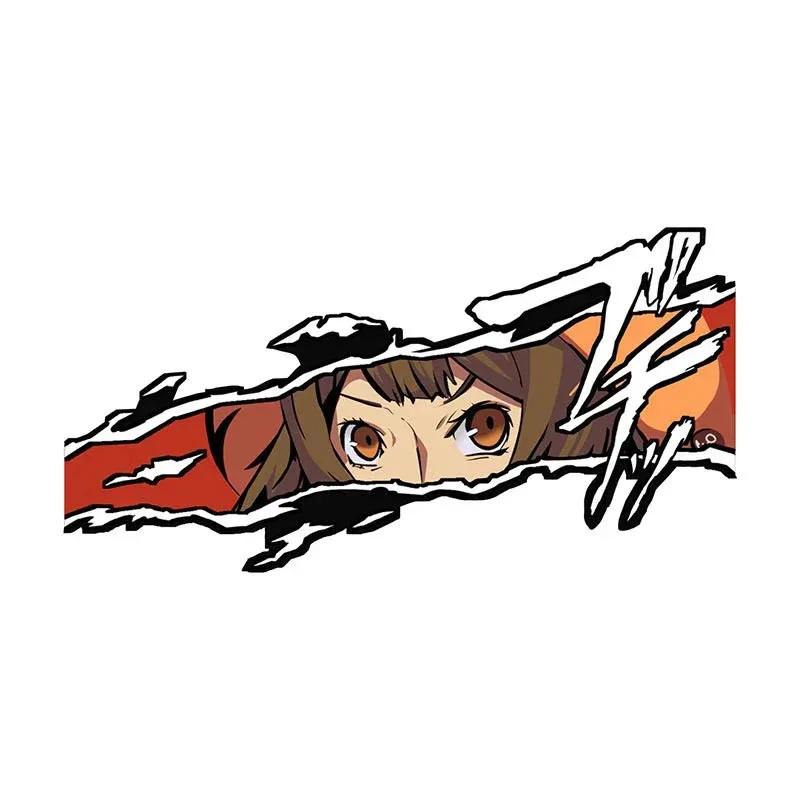 Guilty Gear Anime Eyes Vinyl Stickers, Scratch Proof PVC Car Decals, Funny Graphic Decor for Windshield & Air Conditioner