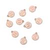 10Pcs Metal Enamel English Letters Charms Pendant For DIY Jewelry Making Necklace Bracelet Accessories