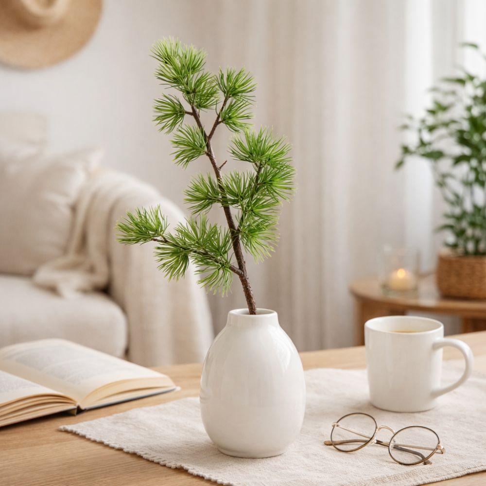 60 CM Branche de Pin Artificielle Luxe Réaliste Simulation Plante Pin Plastique Arbres de Pin Décoratifs Plantes Décoration de Bureau