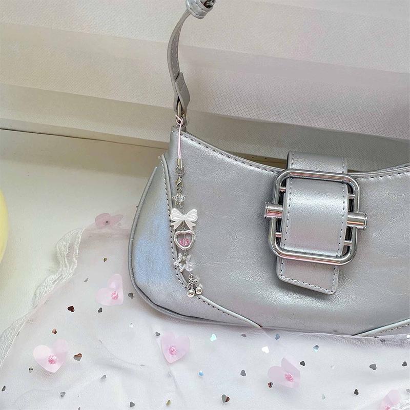 Y2K elegant arc cireșe telefon mobil lanț dulce feminin telefon curea breloc căști caz pandantiv pentru fete cadouri