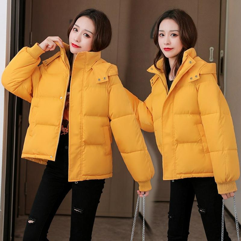 Gepolsterte Jacke im Westernstil für Damen, lockere, dick gepolsterte Winterjacke, Brotjacke im Hongkong-Stil