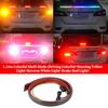 New Car Carbon Fiber Tail Light Modified Trunk Tail Light, Turn Signal Brake Light, Universal LED Iridescent Flow Light