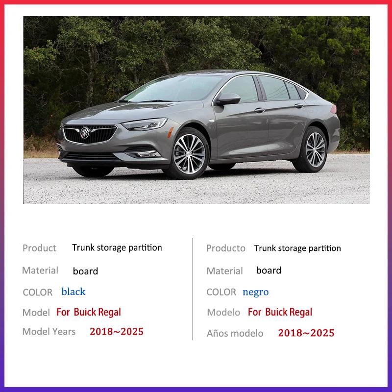 For Buick Regal Opel AG SAIC-GM 2018~2025 MK6 Car Trunk Storage Partition Multi-function Storage Box Auto Interior Accessories