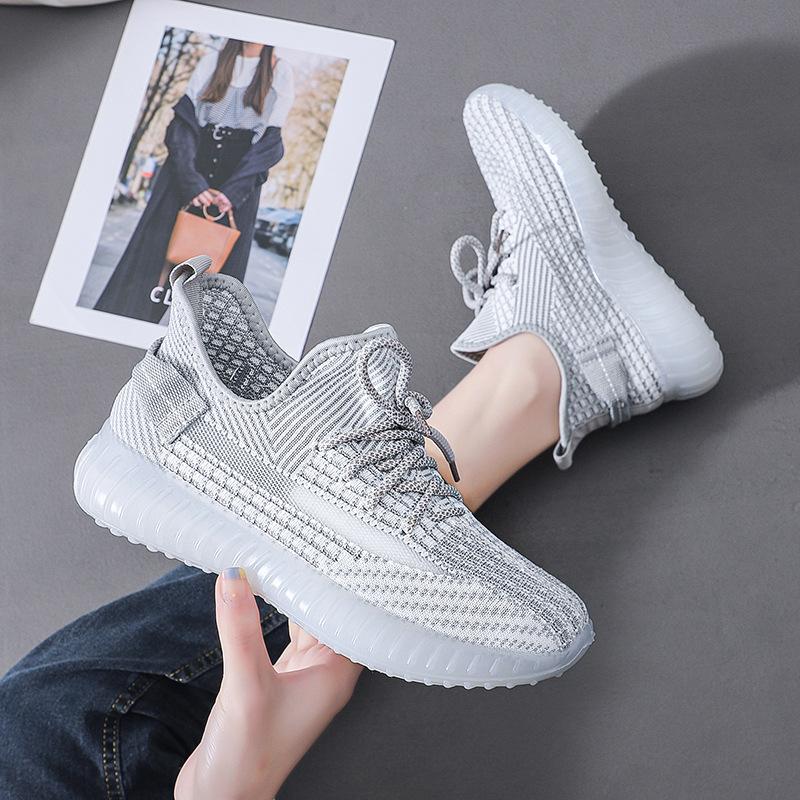 Coconut Shoes 350 Men's Shoes Summer Breathable Couple Sports Shoes Women's Casual Shoes Trendy Shoes Mesh Shoes Thin Running Shoes