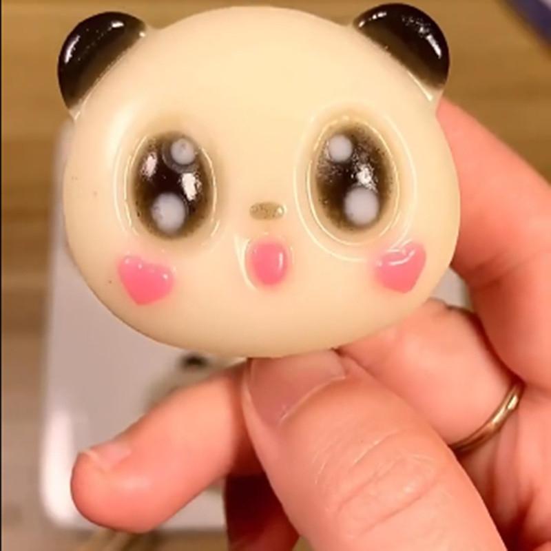 3D Cute Panda Silicone Molds Chocolate Candy Mold DIY Bear Cupcake Topper Fondant Cake Decorating Tools Soap Clay Moulds