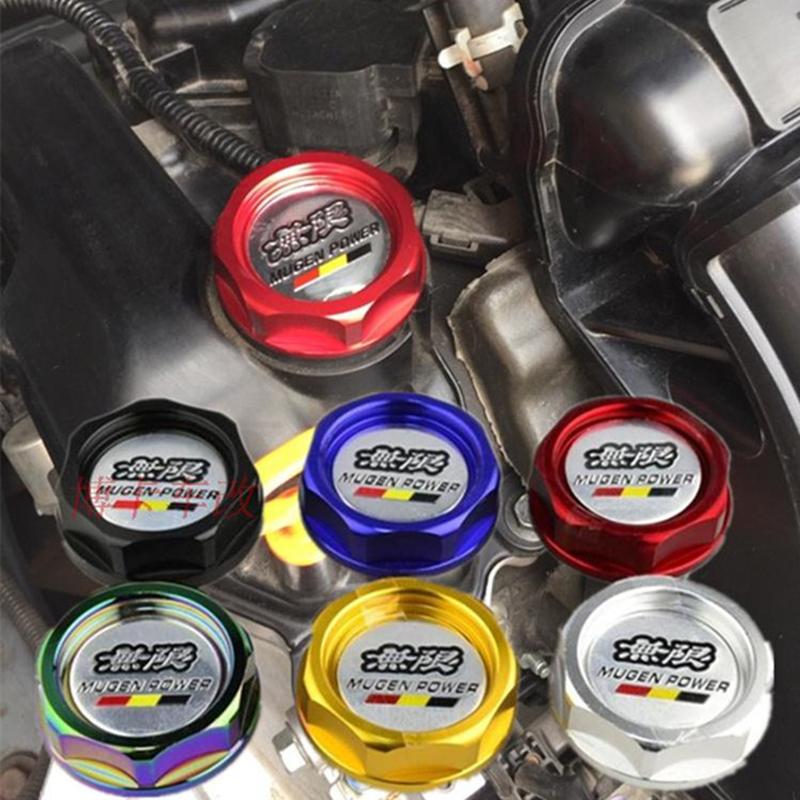Mugen Power Performance Oil Cap Oil Fuel Filter Racing Engine Tank Cap Cover For HONDA B Series D Series