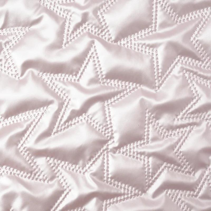 PU Polyester Fabric Waterproof Embossed with Five-pointed Stars Artificial Leather Fabric DIY Sewing Luggage,Clothing,Packaging