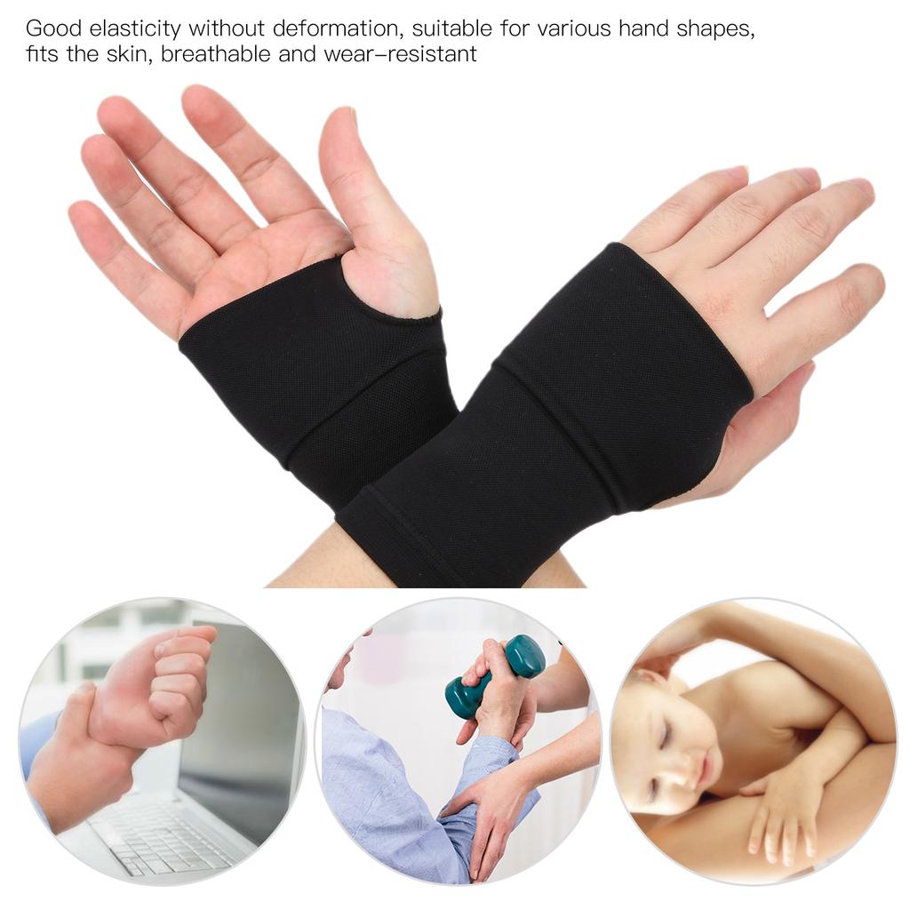 1 Pair/Set Wrist Ive Brace Carpal Tunnel Support Fingerless Arthritis Gloves