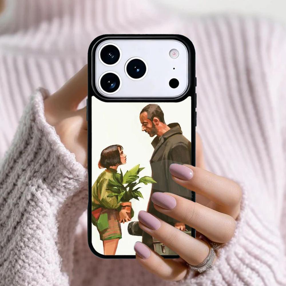 Killer Leon Famous Movie Phone Case For Apple iPhone 17 Air 16E 15 14 Plus 13 12 11 Pro Max Mini Funda Cover