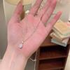 Temperament Water Drop Necklace Women's New Light Luxury Niche Design Sense Advanced Neck Chain Student High Value
