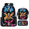Battle of the Twin Cities Arcane Children's School Bag Pencil Case Backpack Elementary School Cartoon Backpack Three-piece Set