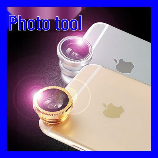 3-in-1 Fisheye, Wide Angle & Macro Lens for Mobile Phones