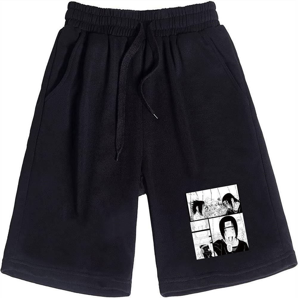 Summer Casual Shorts, Men's and Women's Loose Micro-elastic Printed Sports Five-point Pants