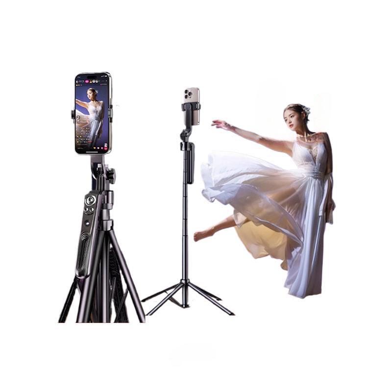 AI-Powered 360° Rotating Selfie Stick and Mobile Phone Stand with Face Tracking