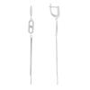 Silver Earrings with Cubic Zirkonia (2208877)