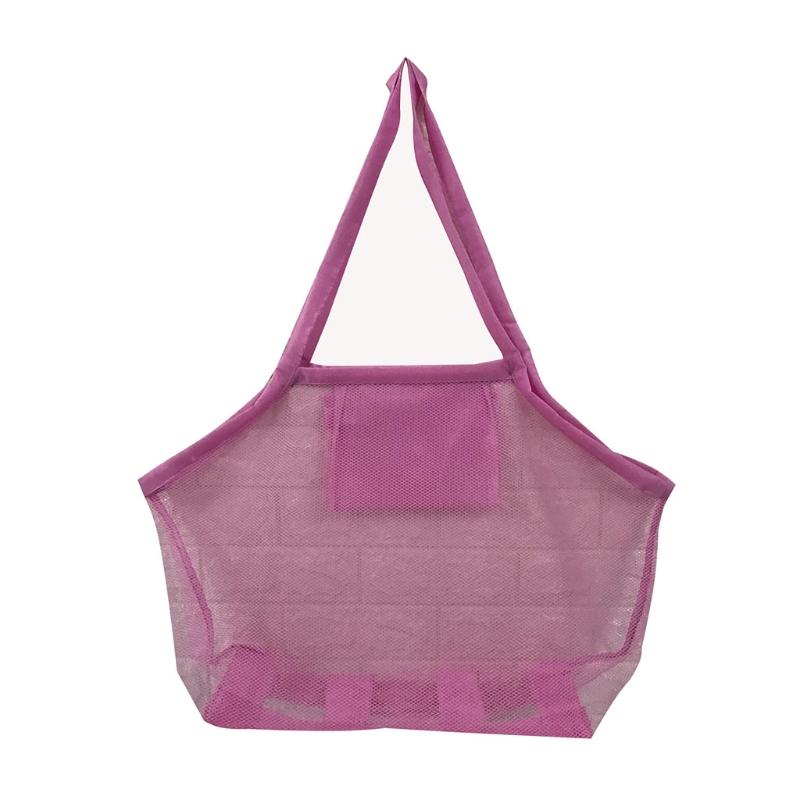 Large Size Net Bag Tote for Sand Toys Beach for Kids Collecting Shells Beach Mesh Children Sand Pool Supplies