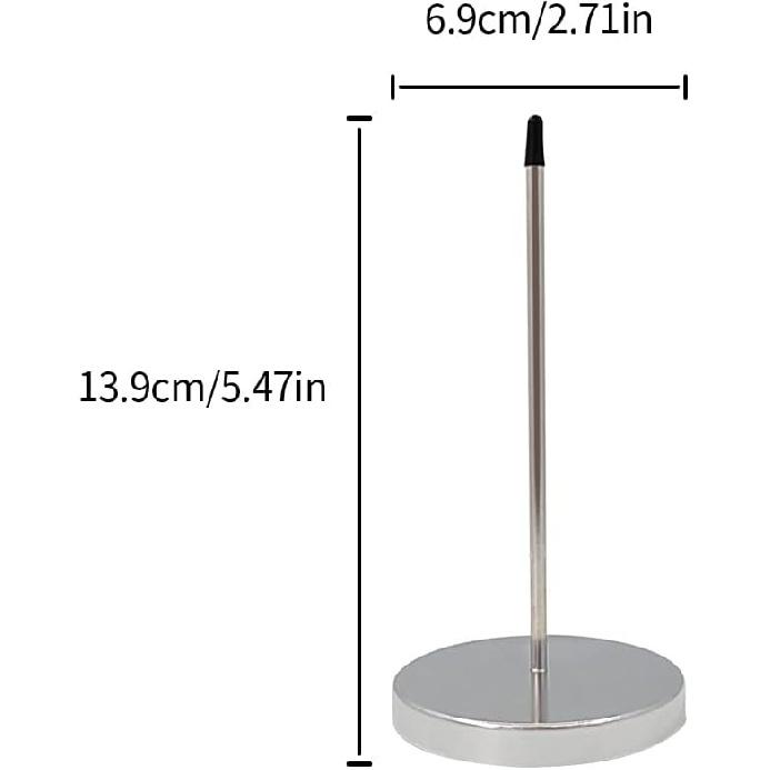 2 Pcs Desk Receipt Holder - Bill Fork Ticket Spike, Restaurant Check Spindle, Memo Holder